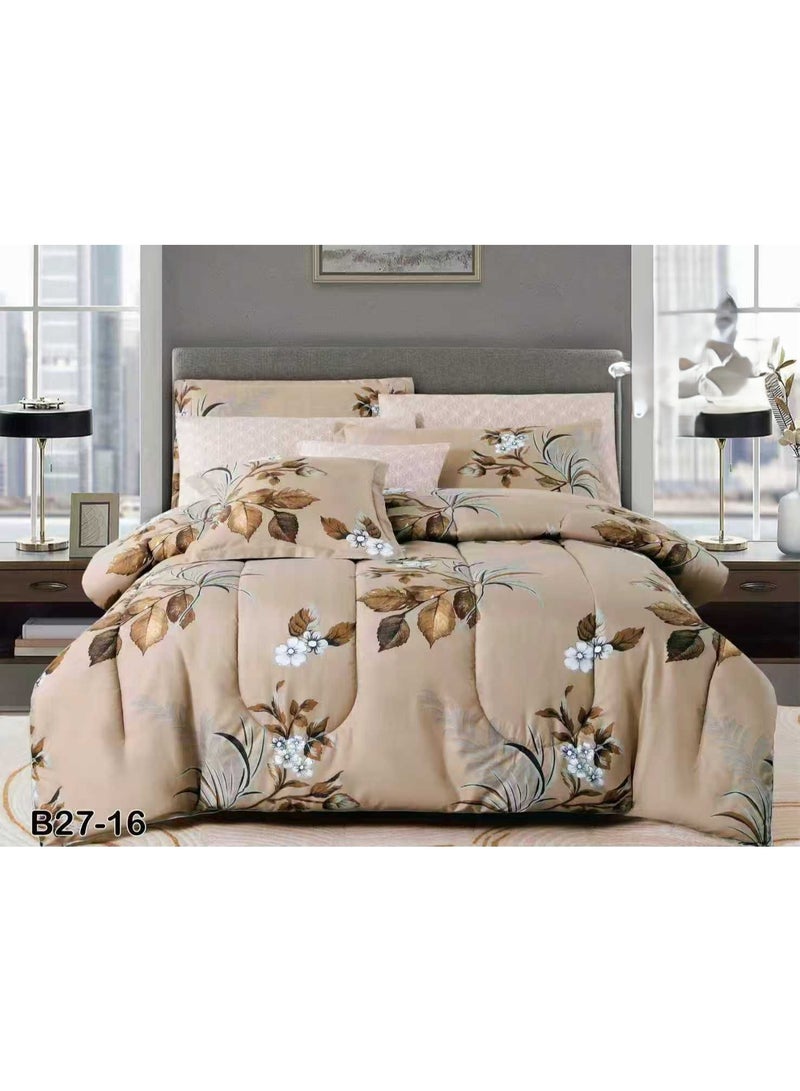 Luxury double bed sheet set made of royal microfiber, measuring 260*240 cm